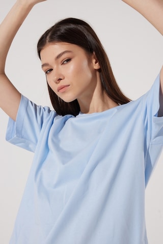 Lee Loose Fit Rahat Kesim %100 Pamuk Bisiklet Yaka Mavi Tişört L231308400 Mavi