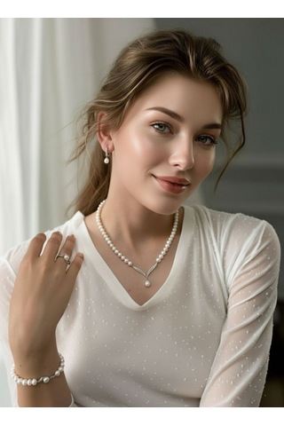 Ethereal Grace Set Gümüş