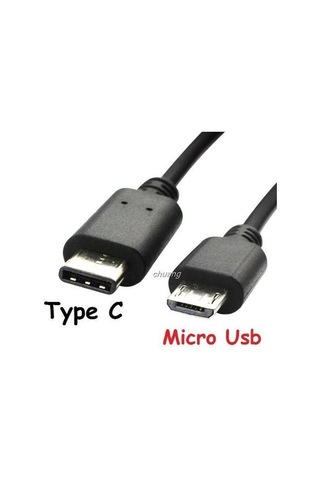 Typec To Micro Usb Kablo Type-c Micro Usb Kablo 3 Metre