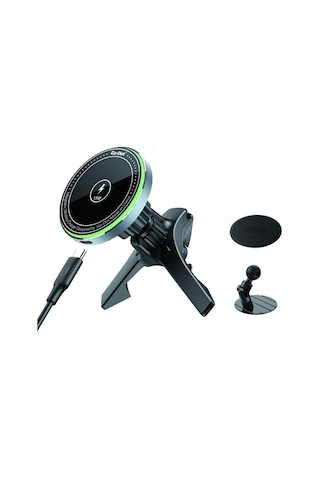 Go Des GD-WL289 Magnetik Wireless Kablosuz Şarjlı 2 in 1 Araç İçi Telefon Tutucu - ZORE-263616