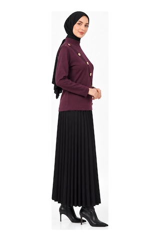 Nuss Triko Tunik Bordo 206