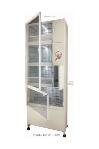 İstanbul Kafes Model 1Dys Pvc Kuş Dolabı