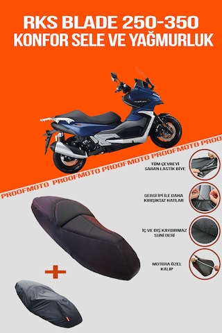 Rks Blade 250 & Blade 350 Konfor Sele Ve Yağmurluk Kılıf
