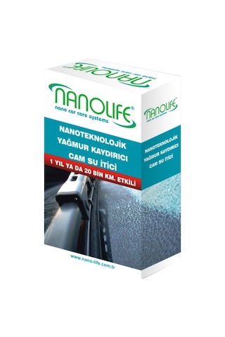 Nanolife Yağmur Kaydırıcı 1 Yıl ya da 20000 KM Etkili Cam Su İtici Nanolife Yağmur Kaydırıcı 1 Yıl ya da 20000 KM Etkili Cam Su İtici