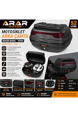 Wogen 52 Litre Arka Çanta Siyah - 3289 Wogen 52 Litre Arka Çanta Siyah - 3289