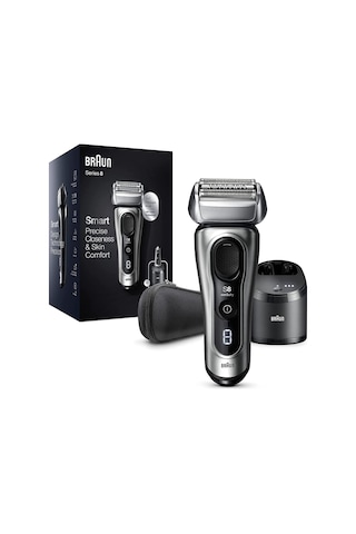 Braun Series 8 Islak Ve Kuru Tıraş Makinesi, 5'i 1 Arada Smartcare Cen Ve Seyahat Çantası 8467cc İle