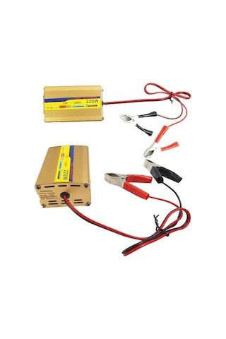 Novahub 220w 12v-220v Araç İçin Çevirici, 2 Usb Çıkışlı, Taşınabilir Güç Sistemi