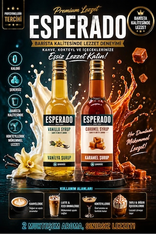Şekersiz Sugar Free Vanilya Karamel Aromalı Kahve Şurubu 750 Ml X 2 Adet Diğer Şekersiz Sugar Free Vanilya Karamel Aromalı Kahve Şurubu 750 Ml X 2 Adet Diğer