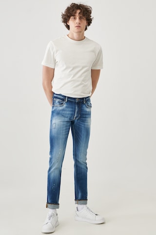 Lee Luke Slim Fit Düşük Bel Denim Esnek Jean Kot Pantolon Mavi