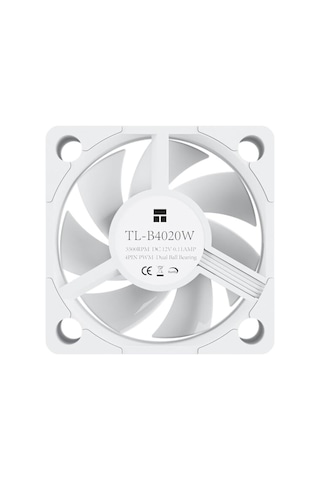 Thermalright Tl-b4020w 40mm Beyaz Kasa Fanı