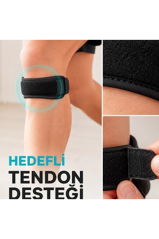 Ayarlanabilir Tendon Destek Bandı Diz Altı Spor Koşu Yürüyüş Bandı