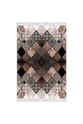 Eko Trend Djt Yıkanabilir Kaymaz Taban 3 Lü Yatak Odası Takımı Mu120 Patchwork Kahve