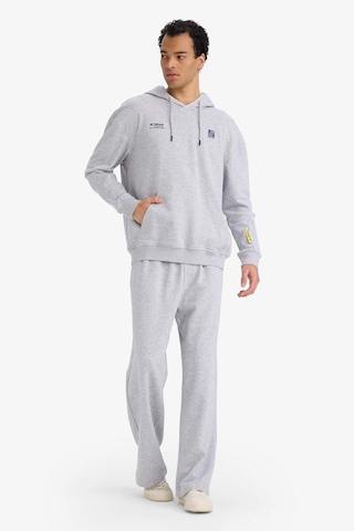 Defacto Boxy Fit Kapüşonlu Sweatshirt F8656ax26spgr389 Gri-gr389
