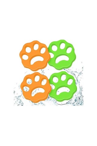 Ulzyvf Yeşil Tüy Toplayıcı Makine - Turuncu Reedark, Evcil Hayvan Kıyafetleri İçin, 4 Adet - Jg Turuncu - Yeşil