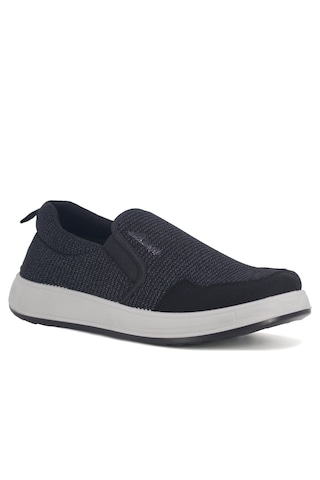 Tarzbu Makosen Triko Aqua Bağcıksız Rahat Erkek Günlük Ayakkabı, Siyah, Slip-on Stil Tarz3109