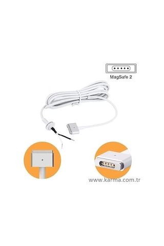 Şarj Kablosu Apple Uyumlu MacBook Air Pro İle Magsafe-2 Tamir Kablosu 45w 60w 85w