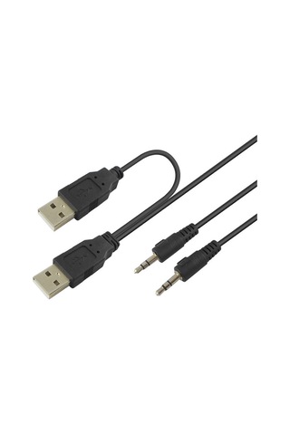 Dizüstü Bilgisayar İçin 3,5 Mm Mikrofon Kulaklık Girişi Ve Usb 2.0 Hub'lı Güç Adaptörü Usb Hub'ı