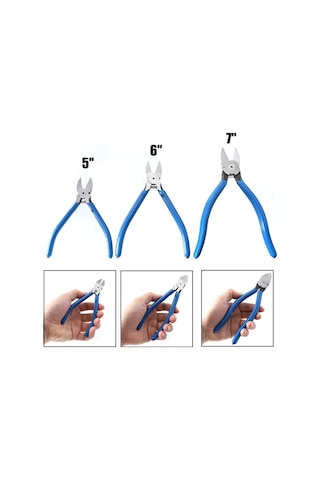 6 İnç Su Memesi Pensesi Kesme Krom Vanadyum Çelik Elektrikçi Çapraz Tel Sıyırıcılar