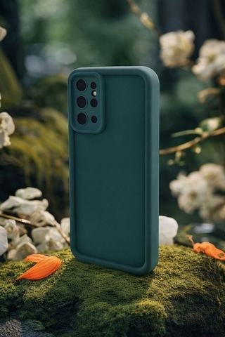 Samsung Galaxy S20 Plus Ve S20 Pro Uyumlu Kamera Çıkıntılı Mat Silikon Telefon Kılıfı Resimdeki