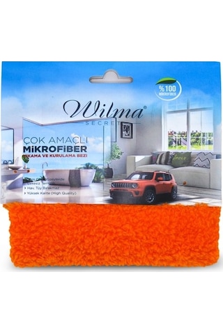 Wilma Secret 40 X 40CM Mikrofiber Pasta Cila Bezi  Turuncu