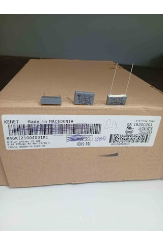 R46kı21004001k1 10nf 275vac 15 0.1 Polyester Kondansatör 75 Adet