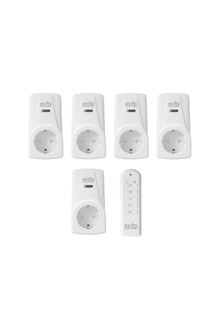 Axıs Beşli Uzaktan Kumandalı Priz Set 3680 W