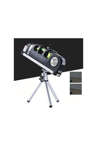 Xindoker 3 Çizgi Lazer Seviye Aleti: Dikey-yatay-kesişme Lazer, Esnek Kalınlaşmış Metre, Keskin Ölçek, Düşmeye Dayanıklı Abs Kasa, Ergonomik Tutuş