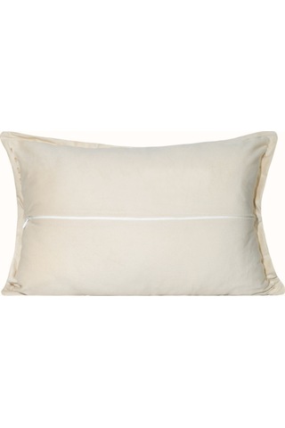 Koza Home İbiza Krem Kadife Yastık 30x50 5012