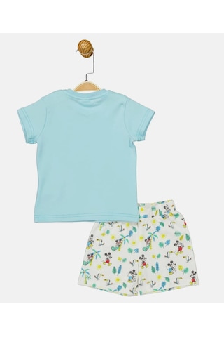 Mickey Mouse Lisanslı Mavi Pamuk Alt Üst İkili Takım Mc17251 Mavi