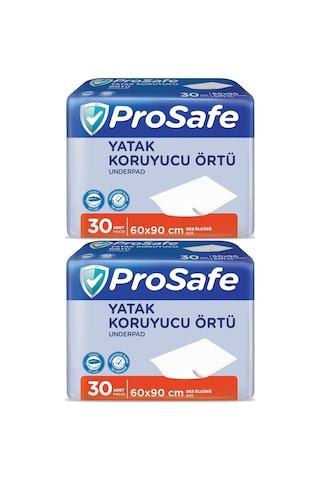 Prosafe Hasta Alt Açma Yatak Koruyucu Örtü 2 x 30'lu 60 x 90 CM