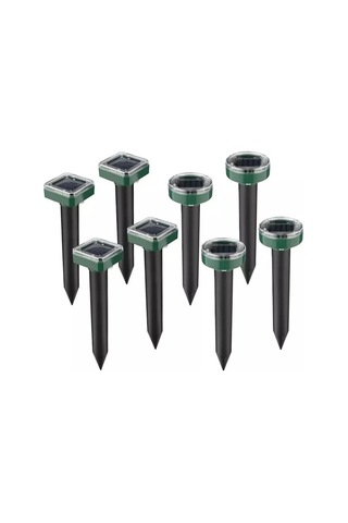 Yaozixa Dış Mekan Güneş Enerjili Ultrasonik Fare Ve Haşere Kovucu - Bahçe, Çiftlik İçin Dayanıklı Kare Model Haşere Kontrol Cihazı