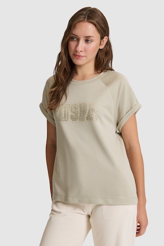 U.S. Polo Assn. U.s. Polo Assn. Kadın Açık Haki Tişört 50322109-vr183 Acık Hakı