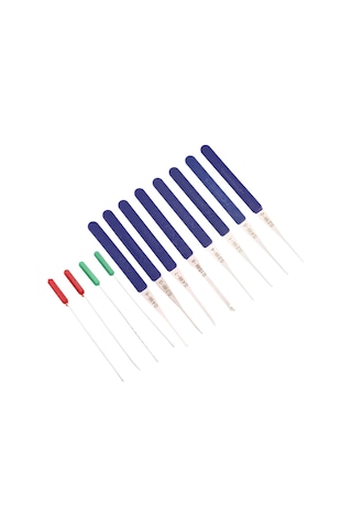 12 Adet Mavi Kilit Açma Kırık Anahtar Çıkarma Oto Çilingir Aracı