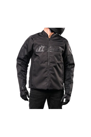 Icon Hooligan Korumalı Motosiklet Montu Siyah