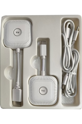 Type C To Hdmı Kablosuz Ses Ve Görüntü Aktarıcı Set Hdmi Alıcı Verici Kit