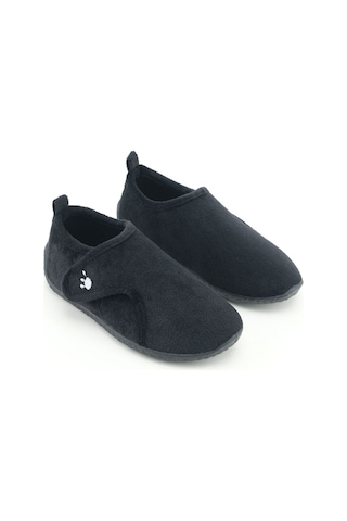 Gezer Kışlık Kız Çocuk Rahat Taban Cırt Cırtlı Ayarlanabilir Ev Okul Kreş Panduf Ayakkabı Siyah