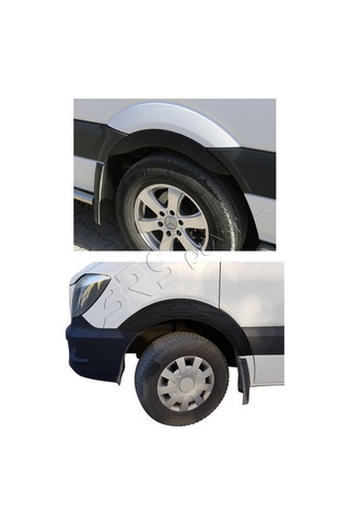 Mercedes Sprinter W906 Uyumlu 2006-2017 Damalı Çamurluk Dodik 4 Parça