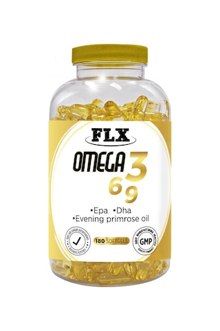 Flx Omega 3-6-9 Balık Yağı 180 Softgel