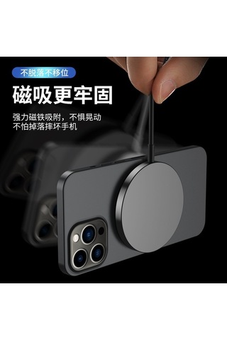 Sandwich Hızlı Şarjlı Mini Manyetik Kablosuz Şarj Cihazı + Adaptör, Gümüş