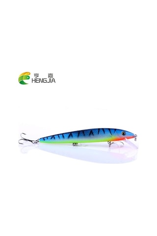 Hengjıa 1 Adet Büyük Minnow Yem 3d Gözler Gerçekçi Alabalık Pike Cazibesi Seyahat Olta Takımı