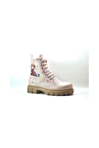 Onlo Ayakkabı Fr.0224 Pudra Fermuarlı Kız Çocuk Postal Bot Pudra