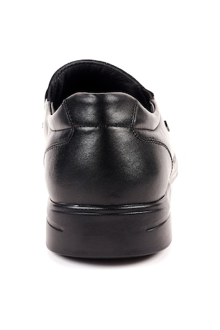 Forelli Toms-h Erkek Siyah Deri 39-45 Comfort Ayakkabı Siyah