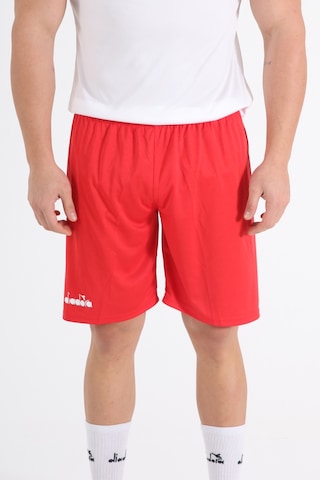 Diadora Düz Kırmızı Antrenman - Spor Şort - DDANT-SORT