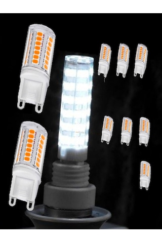 Ct-4249 5 Adet 3 Watt Ledli Kapsül G9 Duylu 220v Beyaz Işık Ct-4249b Beyaz Işık G9 Led Ampul 3 Watt