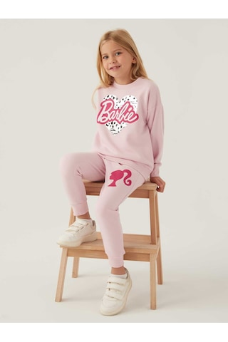 Barbie Kız Eşofman Takımı 9-14 Yaş Toz Pembe 25214764g24s1 Toz Pembe