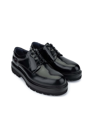 Callaghan Erkek Hakiki Deri Siyah Klasik Ayakkabı 618 52312 Erk Ayk Sk24-25 Negro