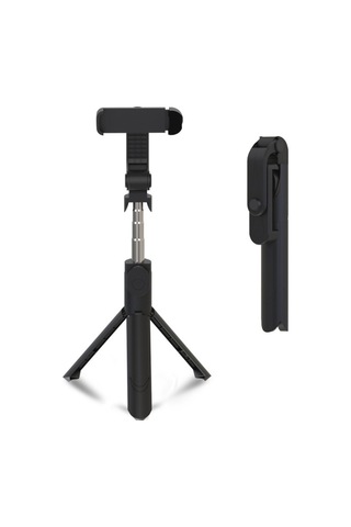 Cbtx Xt09 Canlı Cep Telefonu Tripod Selfie Stick Braketi Bluetooth Selfie Stick Siyah
