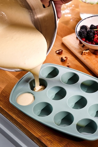 Emsan Silikon Muffin Kalıbı Yeşil