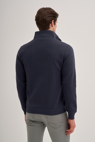 Cazador 56180 Erkek Dik Yaka Sweat S.blue