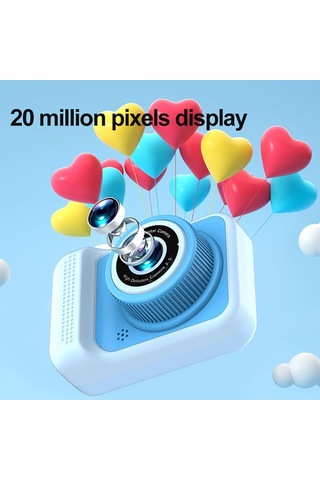 1080p Dijital Kamera 20mp Çocuk Kamera Sevimli Kamera Çizgi Film Selfie